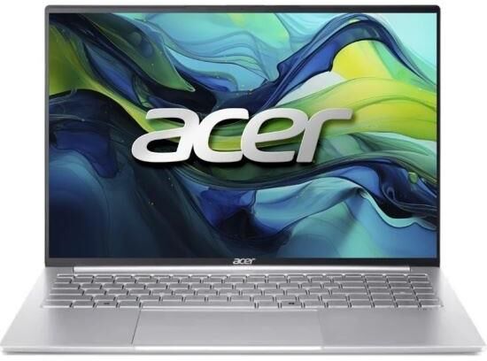 Ноутбук ACER 16" Swift Lite Core Ultra 5 115U/16Gb/512Gb SSD/Graphics/no OS/Silver (NX.D3UCD.002)