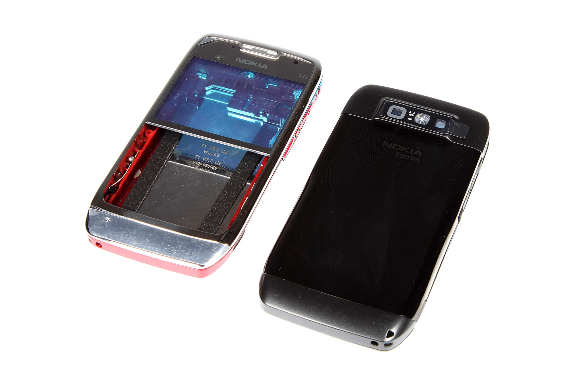 Задняя крышка для Nokia E71 (AAA) красный