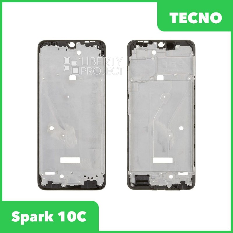 Рамка дисплея для Tecno Spark 10C (KI5k) (черный)