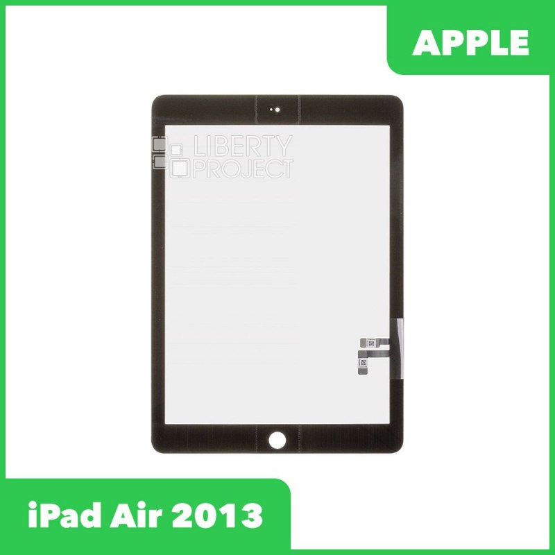 Тачскрин для Ipad Air (2013) G+OCA PRO олеофобное покрытие (черный)