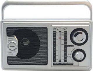 Радиоприемник ЭФИР 07 FM 64-108МГц, бат. 2*R20, 220V