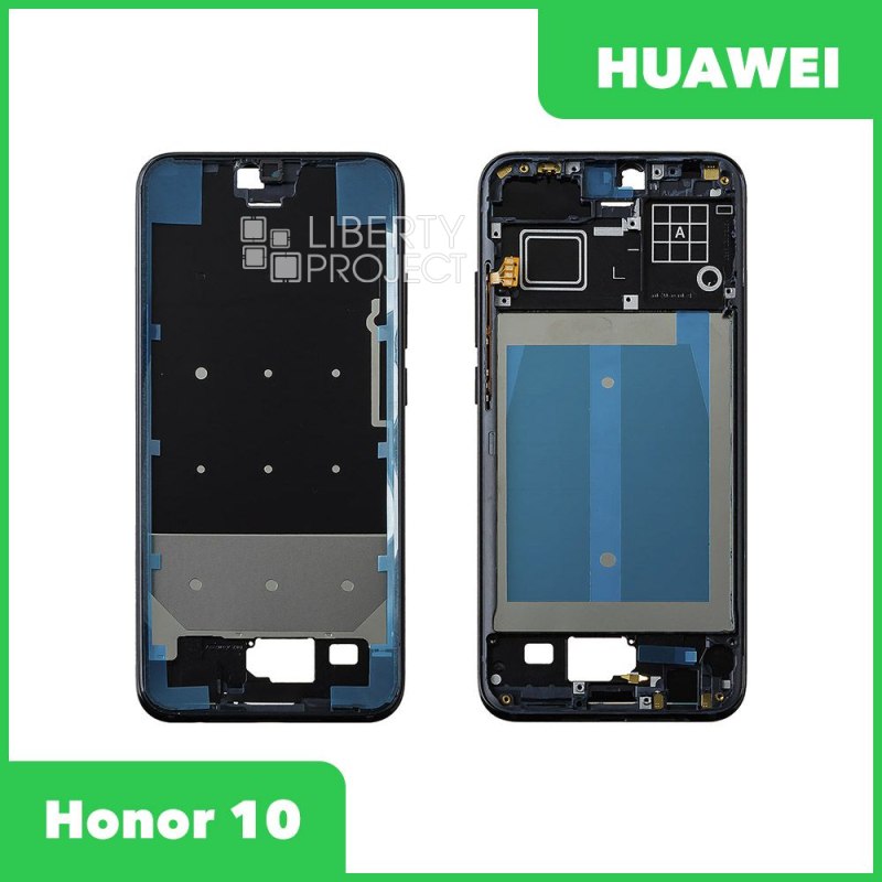 Рамка дисплея для Huawei Honor 10 (COL-L29) (черный), ориг