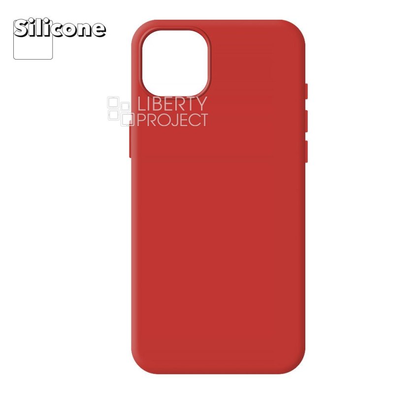 Силиконовый чехол для iPhone 14 Plus "Silicone Case" (RED)