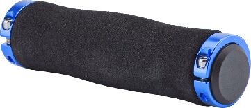 STELS Грипсы XH-GN02BL 130 мм чёрные, материал EVA, синие кольца, в инд. упаковке 150241 LU089186