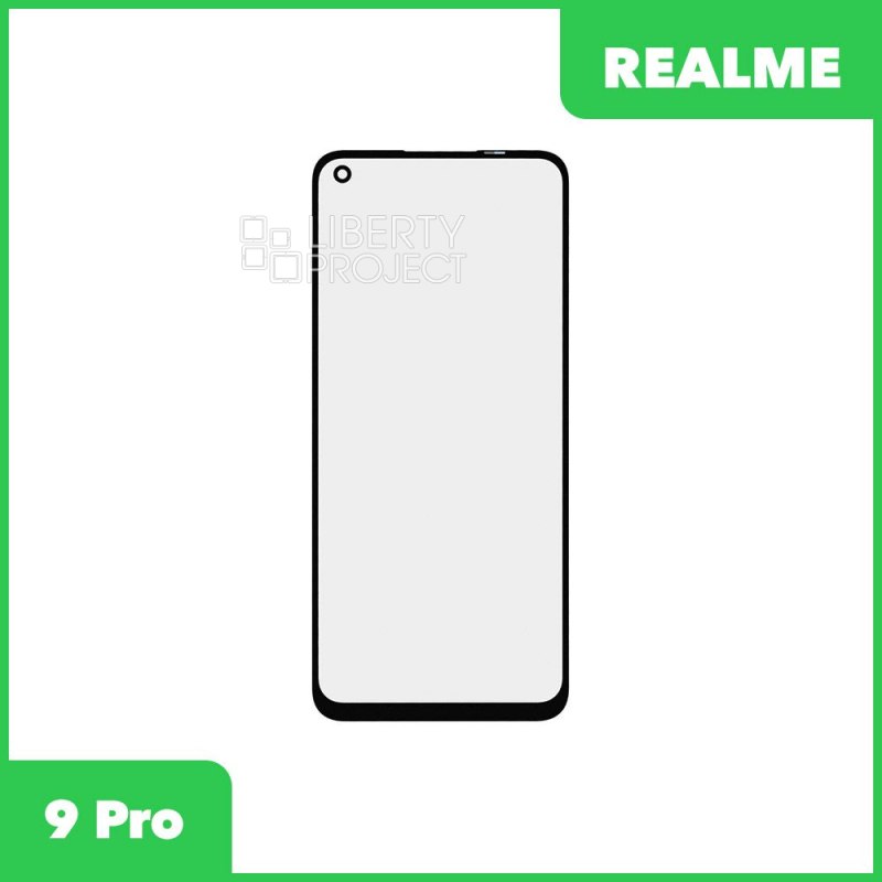 G+OCA PRO стекло для переклейки Realme 9 Pro (черный)