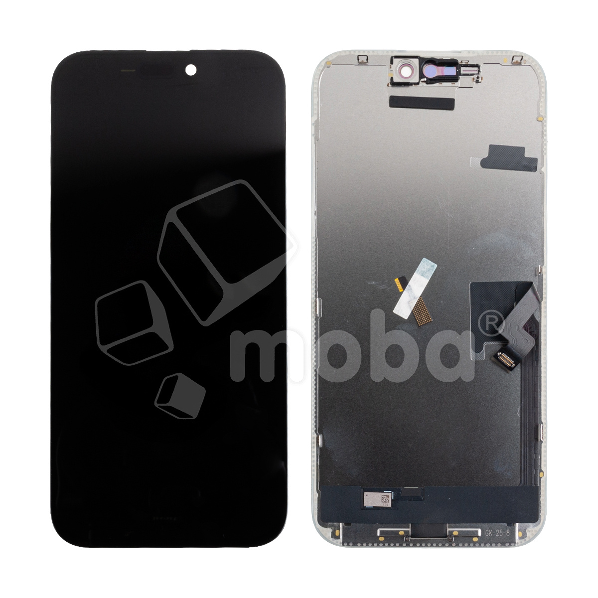 Дисплей для iPhone 16 Pro Max (A3296) в сборе с тачскрином Черный - (Hard OLED, Full HD) (площадка под IC)