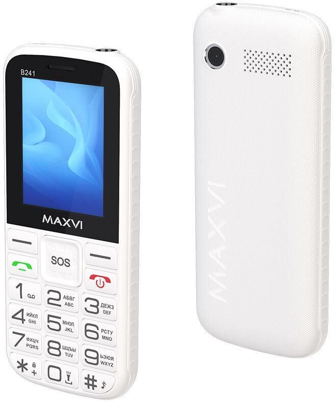 Мобильный телефон MAXVI B241 белый