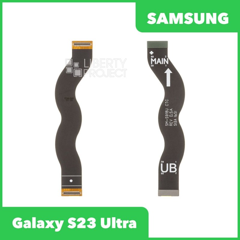 Шлейф/FLC Samsung Galaxy S23 Ultra S918 на дисплей (узкий) ориг