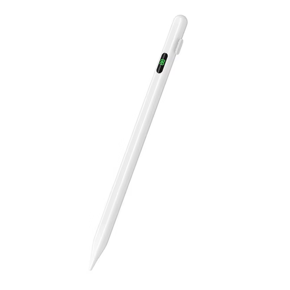 Стилус generic, Stylus Pencil, Pen, универсальный, LED-индикатор, магнитное крепление, цвет: белый