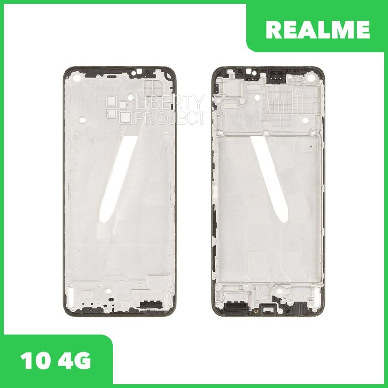 Рамка дисплея для Realme 10 4G (RMX3630) (черный)