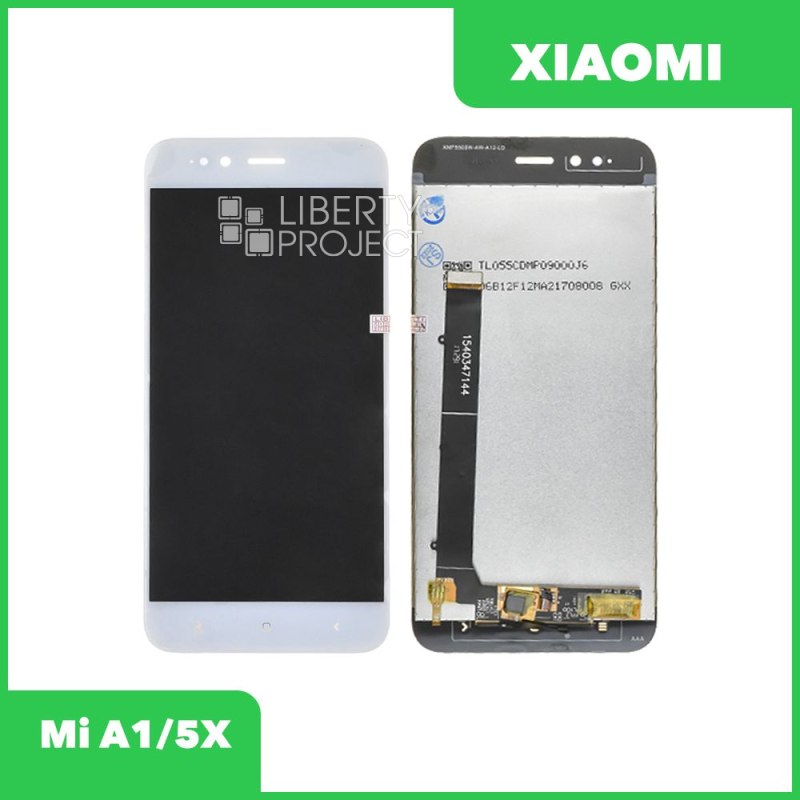 LCD дисплей для Xiaomi Mi A1/5X с тачскрином (белый)