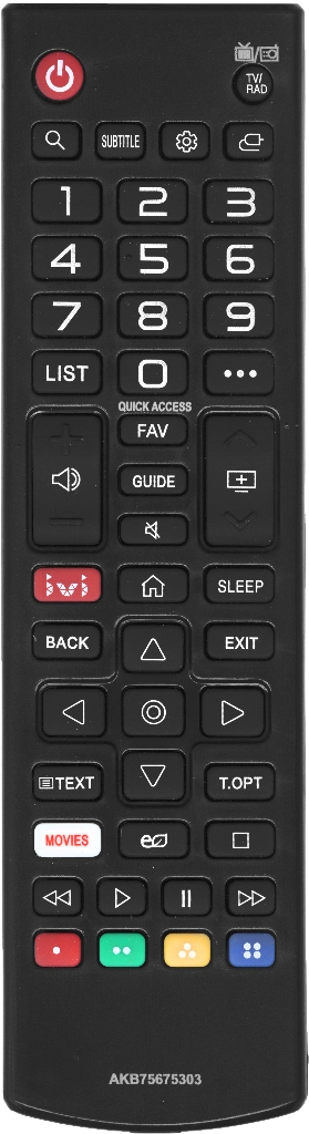 Пульт Huayu AKB75675303 для телевизора LG