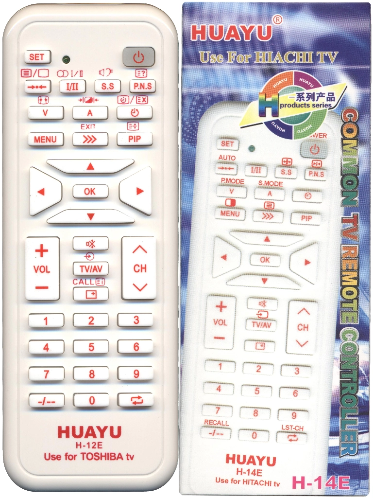Универсальный пульт Huayu H-12E для TOSHIBA TV