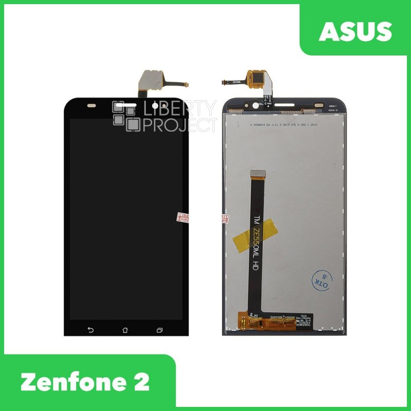LCD дисплей для Asus Zenfone 2 (ZE550ML) в сборе с тачскрином (черный)