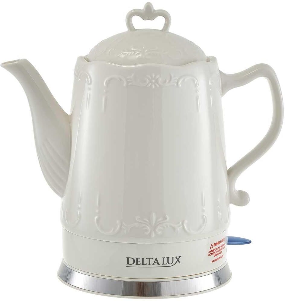 Чайник электрический DELTA LUX DL-1236 (1,5л. фарфор)