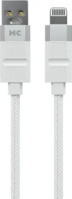 Кабель MORE CHOICE (4620202554840) K87i 2м USB 2.4A для Lightning - 2м , белый