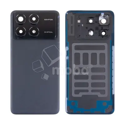 Задняя крышка для Xiaomi Poco F6 Pro (23113RKC6G) Черный - Премиум