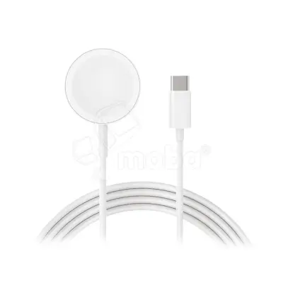 Беспроводное зарядное устройство для Apple Watch (Magnetic Charging, Type-C) Белый