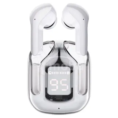 Беспроводные наушники Bluetooth Acefast T6 (TWS, вакуумные, с дисплеем, ENC) Серый