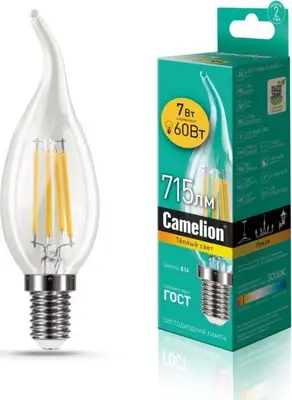 CAMELION (13454) LED7-CW35-FL/830/E14/3000K