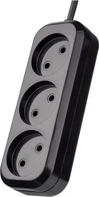 Удлинитель PERFEO (PF_B4068) "RU POWER" - 3 роз - 7м - черный
