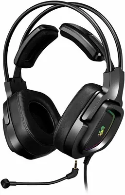 A4TECH Bloody G575P черный 2м мониторные оголовье (G575P 4PIN+USB/BLACK)