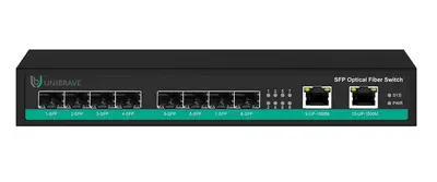 UB-SW-8SFP-2G Pro Неуправляемый коммутатор с 8 SFP портами и 2 Uplink 1000 Мбит/с