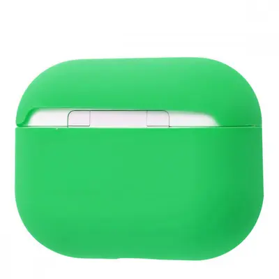 Силиконовый чехол тонкий для Apple AirPods Pro зеленая трава