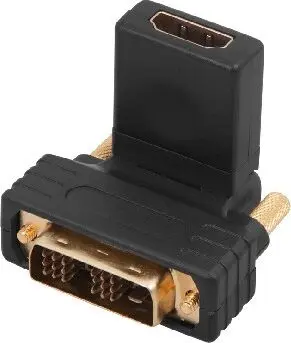 REXANT (17-6812) ПЕРЕХОДНИК ШТЕКЕР DVI-D - ГНЕЗДО HDMI, ПОВОРОТНЫЙ