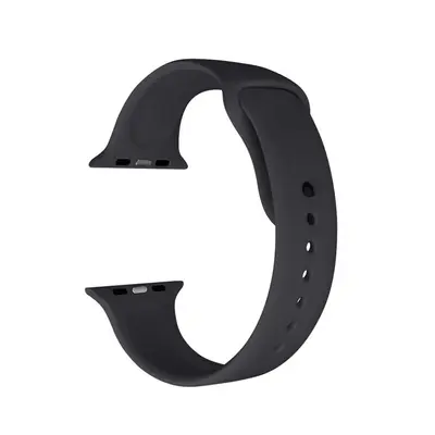 Силиконовый ремешок для Apple Watch 38/40/41mm черный