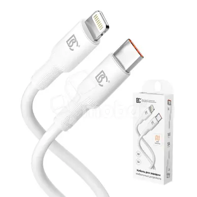 Кабель Type-C - Lightning BC X81 Soft (PD) Белый