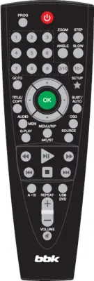 Пульт BBK RC-ABS543DU для музыкального центра BBK