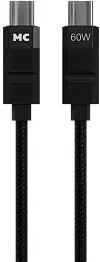Кабель MORE CHOICE (4620202554987) K87aa 2м USB 3.0A PD60W для Type-C Type-C- 2м , черный