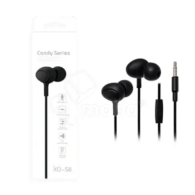 Гарнитура "3,5 мм" Jack XO S6 (вакуумные) Черный