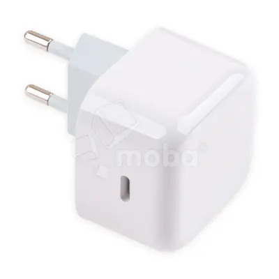Сетевое зарядное устройство Type-C для iPhone 17/17 Pro/17 Pro Max/Air (40-60W, PD, AVS) (тех.упак.) Белый
