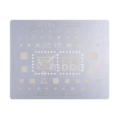 BGA трафарет Relife RL-044 IPZ15 A18/A18 Pro для iPhone 16/16 Plus/16 Pro/16 Pro Max