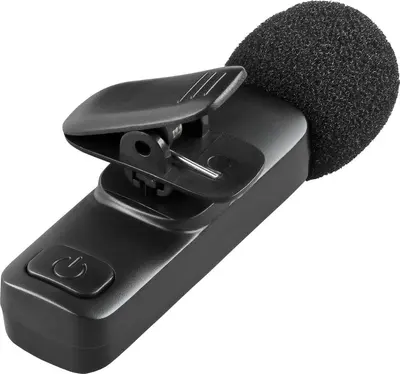 Микрофон DEFENDER (64137) Talky-137 wrls, черный, на прищепке, 1шт