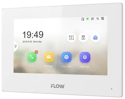 F-VI-3242IPE1/White 7“ IP видеодомофон белый