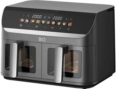 Аэрогриль BQ AF1112S Black + КНИГА РЕЦЕПТОВ