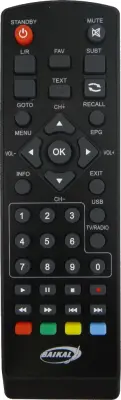Пульт Baikal (Байкал) 940 HD для DVB-T2 ресивера
