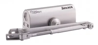 Доводчик НОРА-М 430 ISPARUS (от 50 до 110кг) (серебро) морозостойкий