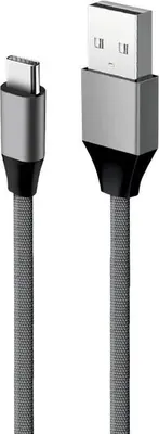 Кабель AKSBERRY (6900278680014) X158 USB A-Type C, 5A, серый