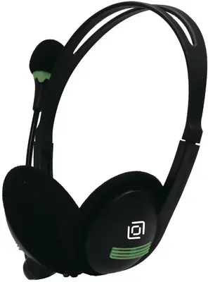 OKLICK Наушники с микрофоном Оклик HS-M100 черный 1.8м накладные оголовье (1532004)