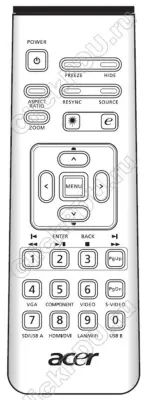 Пульт Acer P1101C оригинальный