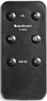 Пульт Audio Pro RC-ADD40 оригинальный