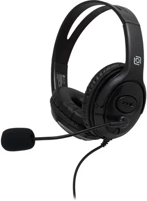 OKLICK Наушники с микрофоном Оклик HS-M400 черный 1.8м накладные оголовье (1532019)
