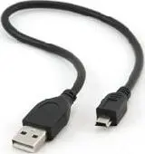 Кабель GEMBIRD/Cablexpert (08178) CCP-USB2-AM5P-1 AM/miniBM 5P 0.3м экран (10)
