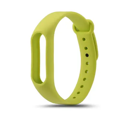 Силиконовый ремешок для Xiaomi mi band 3/4 салатовый