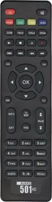 Пульт Avaks 501HD для ресивера Avaks