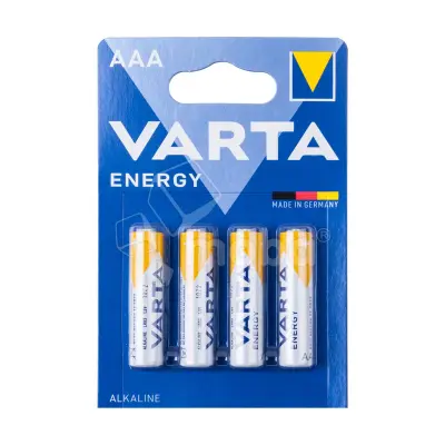 Батарейка AAA LR03 Varta ENERGY 1.5V (4 шт. в блистере)